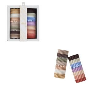 Scunci 70 Count Assorted Ponytailer Stretchy Hair Elastics